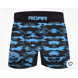 ROAR Ladies MMA Kick Boxing Muay Thai Cage Fighter Training Shorts L 32-33